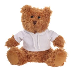 Plüsch-Teddybär mit Logo-Druck, hochwertig, 21 cm